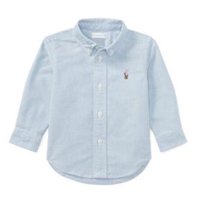 Ralph Lauren Baby Boys Cotton Oxford Shirt -18 months